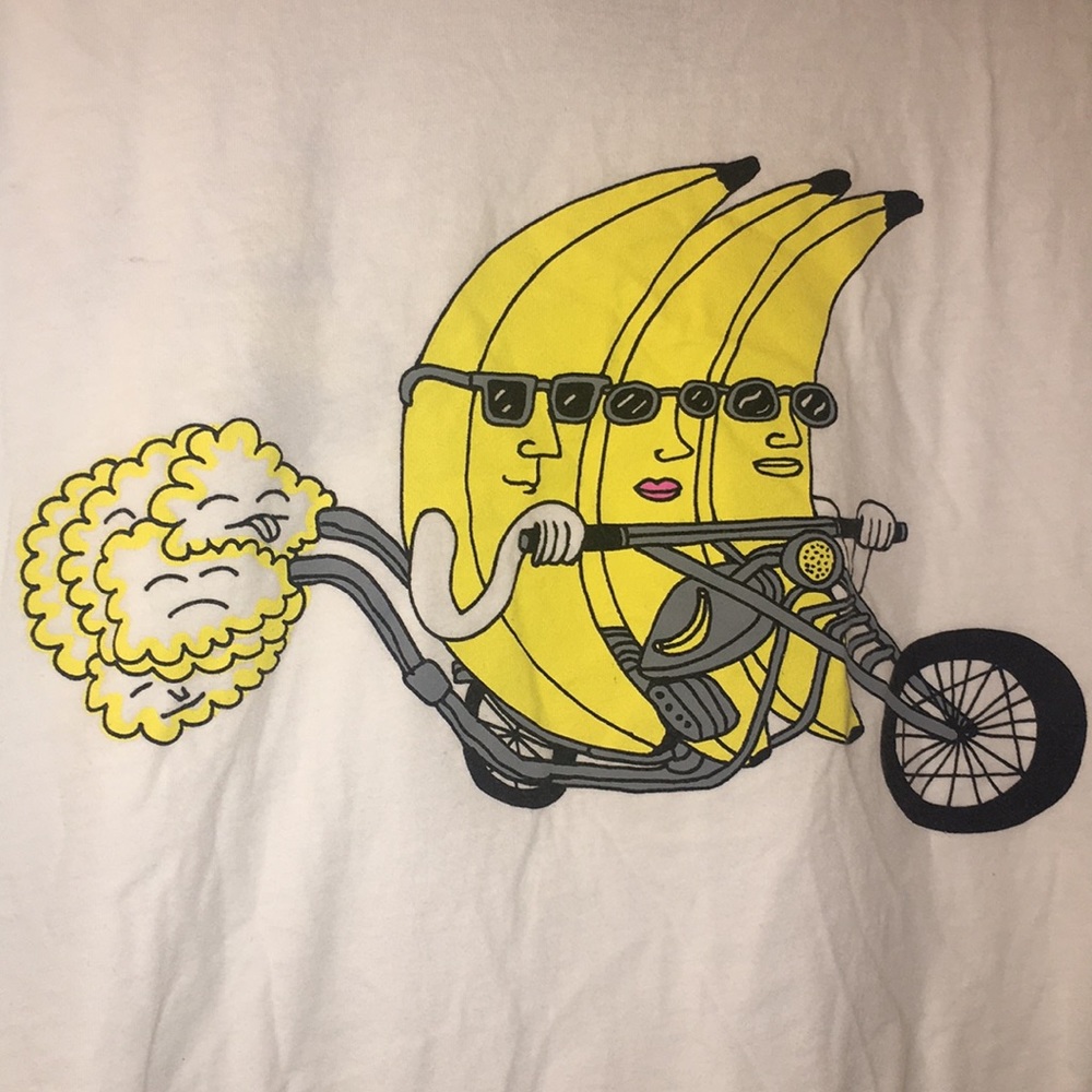 Killer Acid banana biker tee